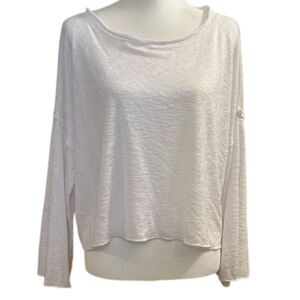 Young At Heart LA Lightweight Burnout Flare Sleeve Slouchy Top Size Medium New